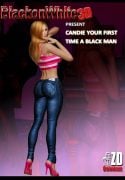 Candie Your First Time A Black Man [BlackOnWhite3D]