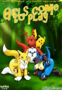 Girls Come To Play (Pokemon , Digimon) [Palcomix]