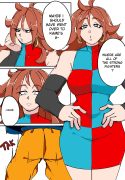 Android 21 gets her body stolen (Dragon Ball Z) [TSFSingularity]