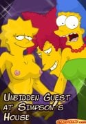 Unbidden Guest At Simpson's House (The Simpsons) [Comics-Toons]