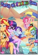 Party at Rainbow Cover (My Little Pony - Equestria Girls) [Palcomix]