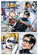 Batman and Nightwing discipline Harley Quinn (Batman) [Leandro Comics]